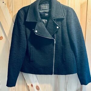 Massimo Dutti Moto Jacket - US 10